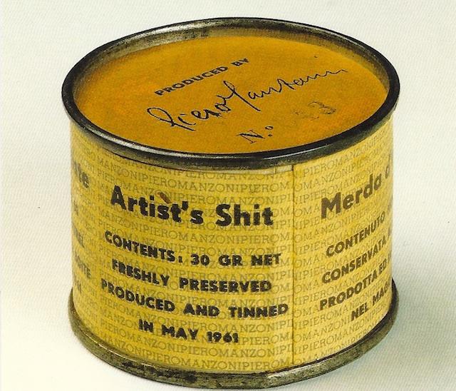 Excremento de artista. Obra del polémico artista conceptual Piero Manzoni