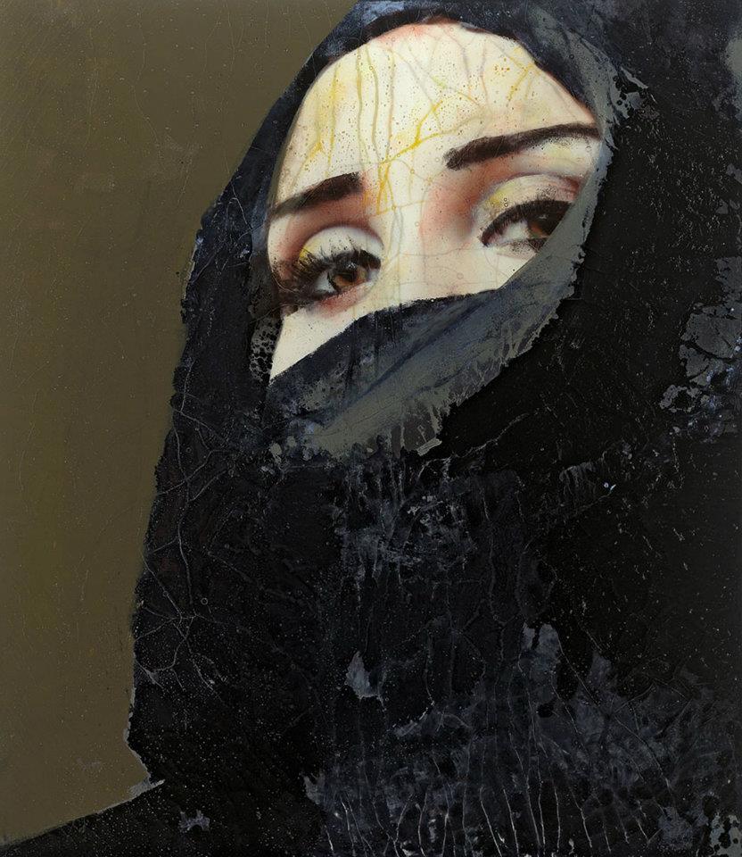 Lita Cabellut. Secret Behind the veil