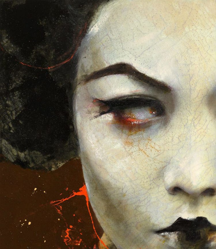 Lita Cabellut Dry Tear ·22 115x100 cm