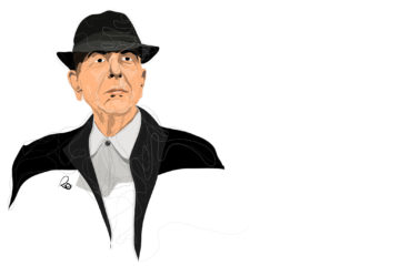 Leonard Cohen by @garabatosrosales