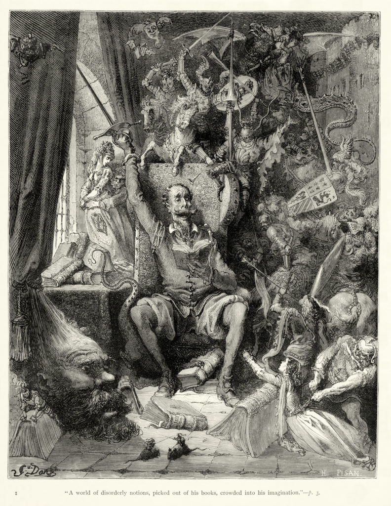 Ilustración para Don Quixote de M. de Cervantes/Wikipedia Commons
