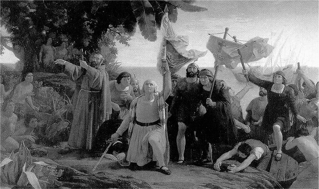 Dióscoro Teófilo Puebla Tolín: Primer desembarco de Colón en América (1862)